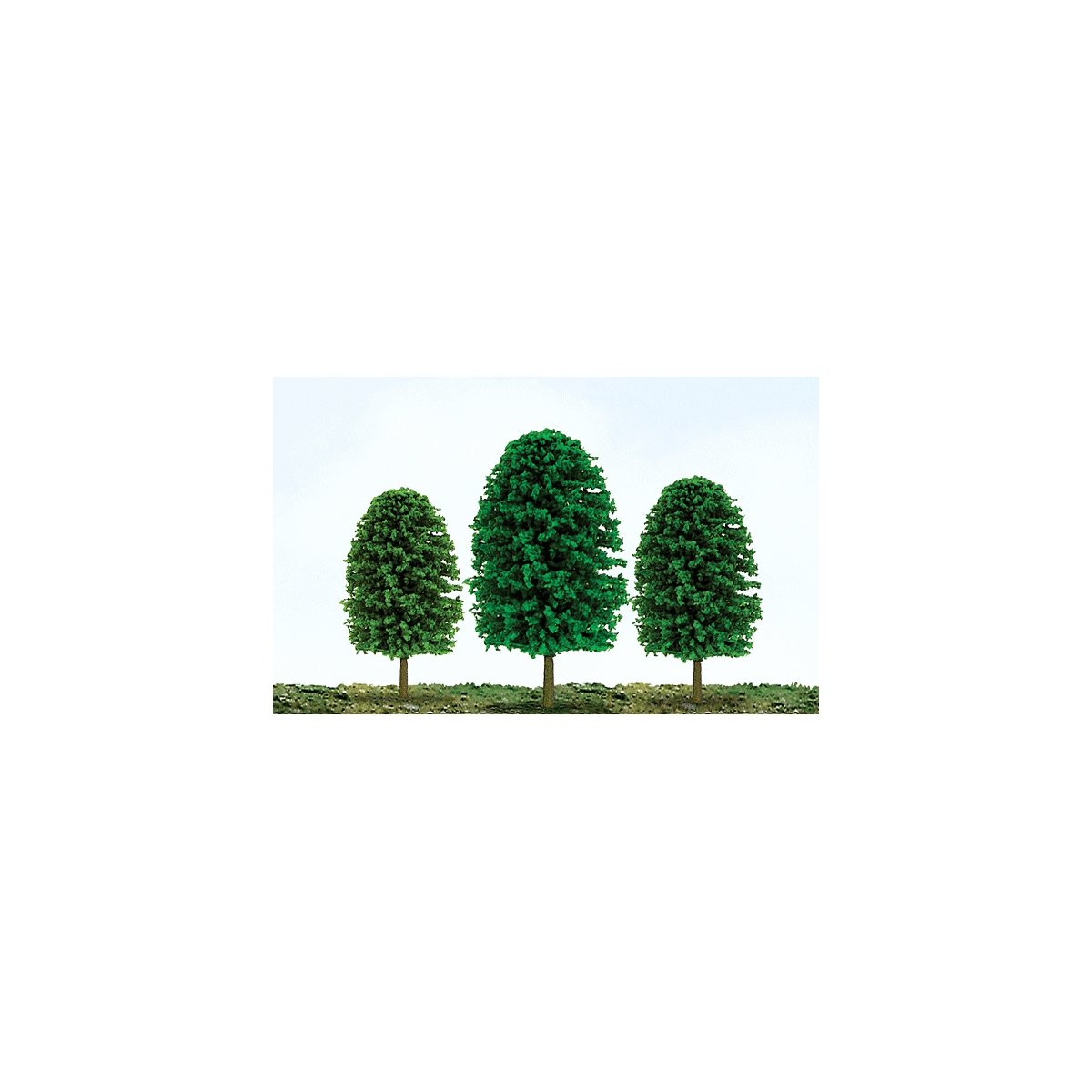 Deciduous Trees -- 3-4′ 7.6-10.2cm pkg(24), All Scales, JTT Miniature Tree 92035