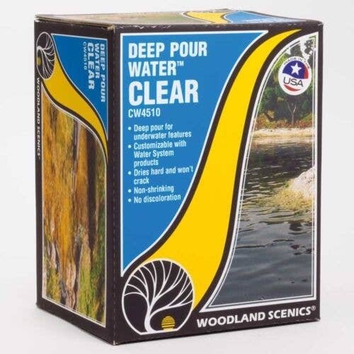 Deep Pour Water(TM) - Water System - 12oz 355mL -- Clear, All Scales, Woodland Scenics 4510