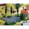 Lake Construction Kit -- 21-1/4 x 10-1/4′ 35 x 26cm Rippled Plastic w/Blue Paper, All Scales, Faller Gmbh 170791