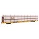 89′ Flatcar w/Tri-Level Shielded Auto Rack - Ready to Run -- Conrail 850282, TTKX Flatcar (yellow), HO, WalthersMainline 8311
