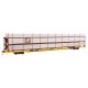 89′ Flatcar w/Tri-Level Shielded Auto Rack - Ready to Run -- Conrail 850282, TTKX Flatcar (yellow), HO, WalthersMainline 8311