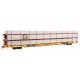 89′ Flatcar w/Tri-Level Shielded Auto Rack - Ready to Run -- Conrail 850316, TTKX Flatcar (yellow), HO, WalthersMainline 8312