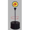 OK Used Cars Rotating Sign, All Scales, Micro Structures 55090