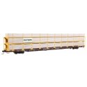 89′ Flatcar w/Tri-Level Shielded Auto Rack - Ready to Run -- Southern 961991, HO, WalthersMainline 8321
