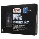 Signal Starter Set - All Scales Signal System -- 1 Each: Single-Head Type G Signal, C, N, Atlas Model Railroad Co. 70000143