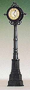 Illuminated Clock -- Berlin Stettin Station, 3-1/4′ High, HO, Brawa Modellspielwaren 5366