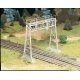 Plasticville U.S.A.(R) Classic Kits -- Signal Bridge (silver), O, Bachmann Industries 45623