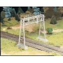 Plasticville U.S.A.(R) Classic Kits -- Signal Bridge (silver), O, Bachmann Industries 45623