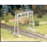 Plasticville U.S.A.(R) Classic Kits -- Signal Bridge (silver), O, Bachmann Industries 45623