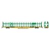 89′ Flatcar w/Bi-Level Open Auto Rack - Ready to Run -- Burlington Northern 963912, HO, WalthersMainline 8031