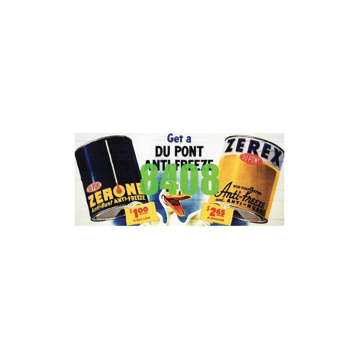 Du Pont Anti-Freeze/Zerex/Zerone Billboard - Kit, HO, Tichy Train Group 8408