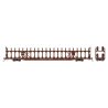 89′ Flatcar w/Bi-Level Open Auto Rack - Ready to Run -- Illinois Central 901180, HO, WalthersMainline 8037