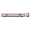 89′ Flatcar w/Bi-Level Open Auto Rack - Ready to Run -- Louisville & Nashville 961200, HO, WalthersMainline 8041