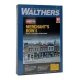 Merchant`s Row I -- Kit - 11 x 5 x 4` 27.9 x 12.7 x 10.2cm, HO, Walthers Cornerstone 3028