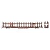 89′ Flatcar w/Bi-Level Open Auto Rack - Ready to Run -- Louisville & Nashville 961206, HO, WalthersMainline 8044