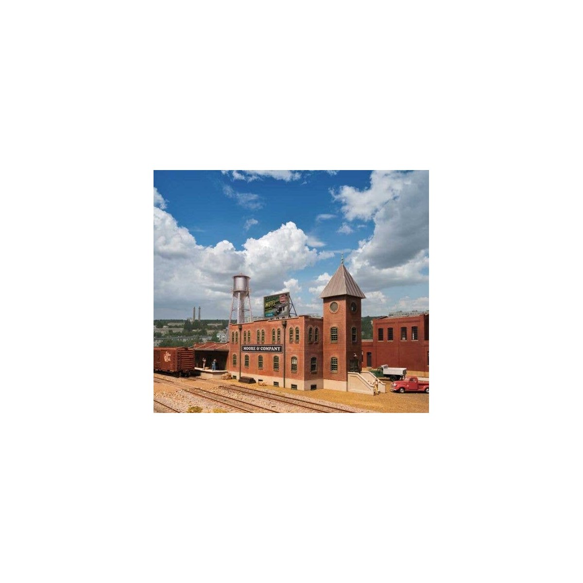 Vintage Brick Warehouse -- Kit, HO, Walthers Cornerstone 4104