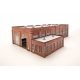 130′ 2-Stall Diesel Engine House -- Kit, HO, Walthers Cornerstone 2923