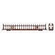 89′ Flatcar w/Bi-Level Open Auto Rack - Ready to Run -- Western Pacific 930222, HO, WalthersMainline 8045