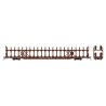 89′ Flatcar w/Bi-Level Open Auto Rack - Ready to Run -- Western Pacific 930222, HO, WalthersMainline 8045