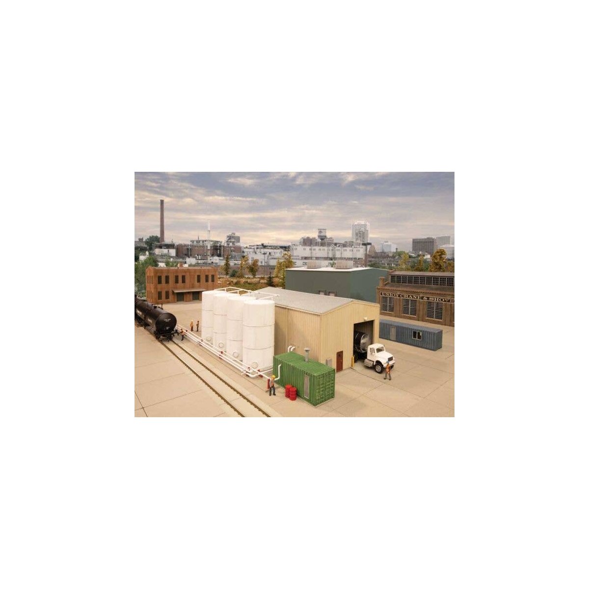 Corn Syrup Transfer - Transload Facility -- Kit, HO, Walthers Cornerstone 4181