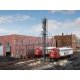 Diesel Service Facility Sanding Tower -- Kit - 5-7/32 x 25/32 x 7′ 13.2 x 2 x 17.9cm, HO, Walthers Cornerstone 4160
