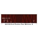 40′ Single-Sheathed Wood Boxcar with Wood Doors and Wood Ends - Kit -- Fort Dodge, Des Moines & Southern 11028 (Boxcar Red), H
