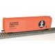 50` Steel Boxcar w/8` Superior Doors, Roofwalk, High Ladders, Brakewheel - K -- Illinois Central Gulf 516327 (orange, black, whi