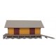 Golden Valley Freight House -- Kit - 8-3/8 x 3-3/8 x 3-1/4′ 20.9 x 8.4 x 8.1cm, HO, Walthers Cornerstone 3533