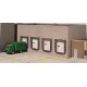 Magic Pan Commercial Bakery -- Kit - 16 x 8 x 3-1/2′ 40.6 x 20.3 x 8.8cm, HO, Walthers Cornerstone 2915