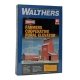 Farmers Cooperative Rural Grain Elevator -- Kit - Elevator: 8-7/8 x 7-1/4 x 10′ 23 x 18 x 2, HO, Walthers Cornerstone 3036