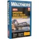 Operating Single-Track Railroad Bascule Bridge -- Kit - 33-1/2 x 3 x 11′ 83.7 x 7.5 x 27.5c, HO, Walthers Cornerstone 3070