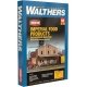 Imperial Food Products Background Building -- Kit - 6-1/4 x 3-1/4 x 7-1/2′ 15.9 x 8.3 x 19c, HO, Walthers Cornerstone 3184