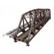 Truss Railroad Bridge with Roadway -- Kit, HO, Walthers Cornerstone 4523