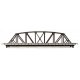 Truss Railroad Bridge with Roadway -- Kit, HO, Walthers Cornerstone 4523