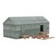 Brickworks Storage Building -- Kit - 9 x 4-1/4 x 3-1/2′ 22.5 x 10.6 x 8.7cm, HO, Walthers Cornerstone 4101
