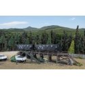 Coal Trestle -- Kit - 24-1/2 x 4-3/8 x 1-3/4′ 62.3 x 11.1 x 4.4cm, HO, Walthers Cornerstone 4093