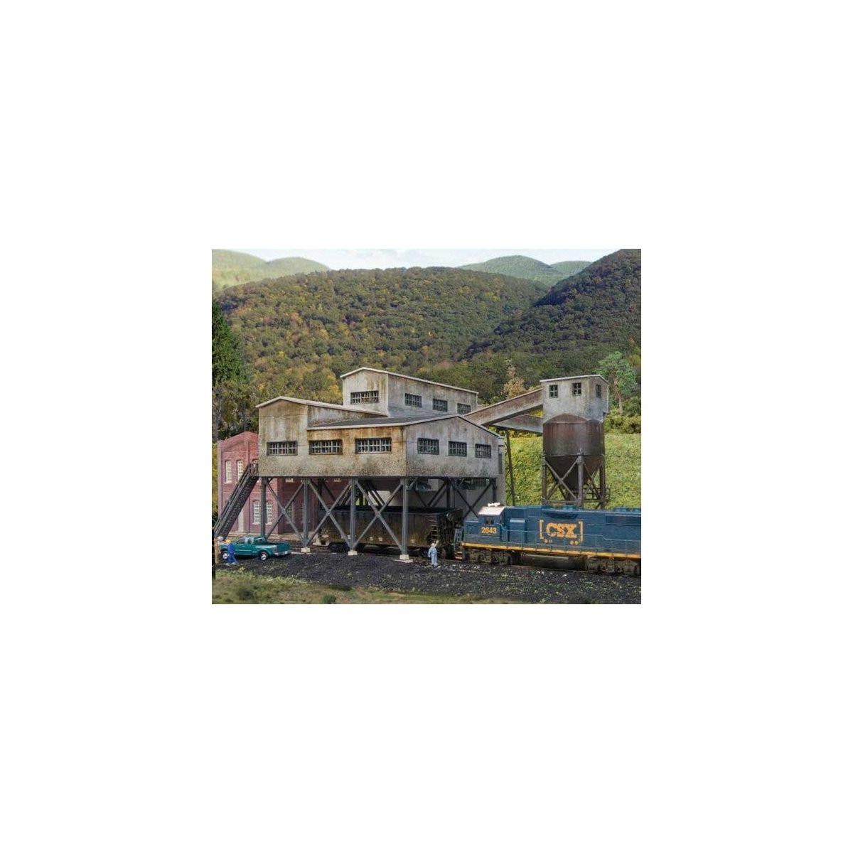 Diamond Coal Corporation -- Kit - 13-5/16 x 6-1/16 x 4-1/2′ 33.8 x 15.3 x 11.4cm, N, Walthers Cornerstone 3836