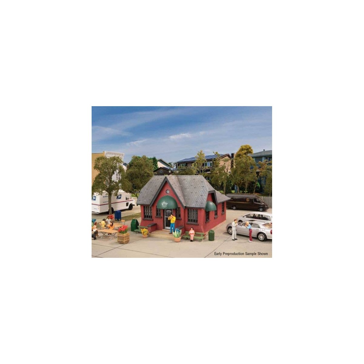 Coffee Shop -- Kit, HO, Walthers Cornerstone 4026