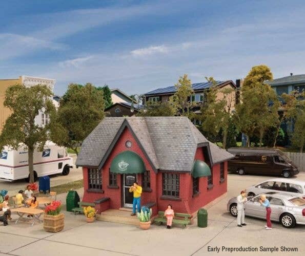 Coffee Shop -- Kit, HO, Walthers Cornerstone 4026