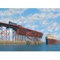 Ore Dock -- Kit - 48-1/2 x 5′ 121.2 x 12.5cm, HO, Walthers Cornerstone 3065