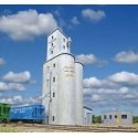 Prairie Co-Op Elevator -- Kit - 5-1/8 x 7-1/4 x 12′ 13 x 18.4 x 30.4cm, HO, Walthers Cornerstone 4047