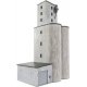 Prairie Co-Op Elevator -- Kit - 5-1/8 x 7-1/4 x 12′ 13 x 18.4 x 30.4cm, HO, Walthers Cornerstone 4047
