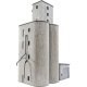 Prairie Co-Op Elevator -- Kit - 5-1/8 x 7-1/4 x 12′ 13 x 18.4 x 30.4cm, HO, Walthers Cornerstone 4047