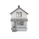 Company House pkg(2) -- Kit - Each: 6-7/16 x 2-13/16 x 3-3/4′ 16.3 x 7.1 x 9.4cm, HO, Walthers Cornerstone 3790