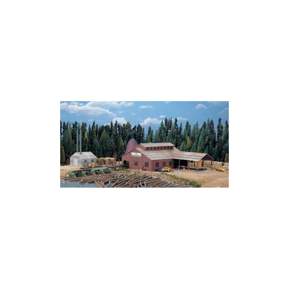 Mountain Lumber Company Sawmill -- Kit, N, Walthers Cornerstone 3236