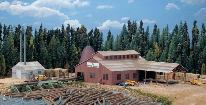 Mountain Lumber Company Sawmill -- Kit, N, Walthers Cornerstone 3236