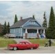 American Bungalow -- Kit - 6-11/32 x 3-5/8 x 3-1/2′ 16.1 x 9.1 x 8.8cm, HO, Walthers Cornerstone 3787