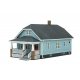 American Bungalow -- Kit - 6-11/32 x 3-5/8 x 3-1/2′ 16.1 x 9.1 x 8.8cm, HO, Walthers Cornerstone 3787