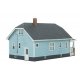 American Bungalow -- Kit - 6-11/32 x 3-5/8 x 3-1/2′ 16.1 x 9.1 x 8.8cm, HO, Walthers Cornerstone 3787