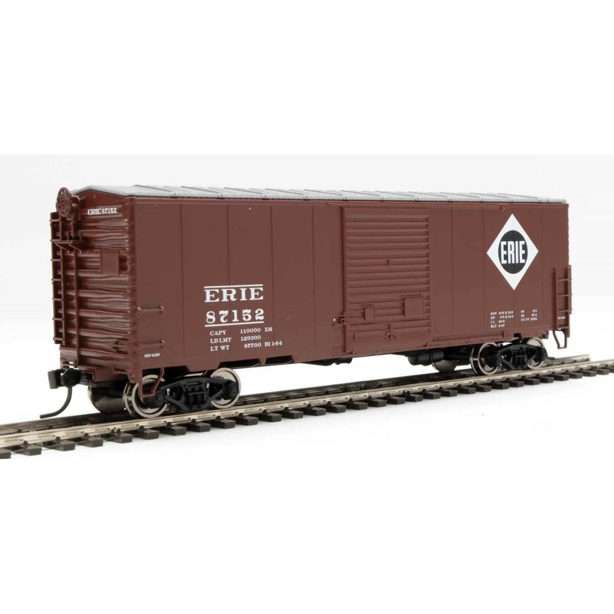 40` ACF Modernized Welded Boxcar w/8` Youngstown Door - Ready to Run -- Erie 87152, HO, WalthersMainline 45038